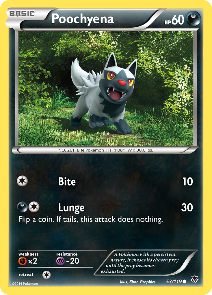 Poochyena (53/119) [XY: Phantom Forces] | Good Games Morley