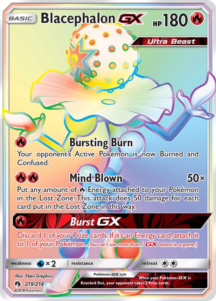 Blacephalon GX (219/214) [Sun & Moon: Lost Thunder] | Good Games Morley
