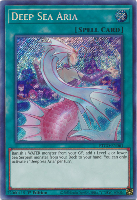 Deep Sea Aria [ETCO-EN061] Secret Rare | Good Games Morley