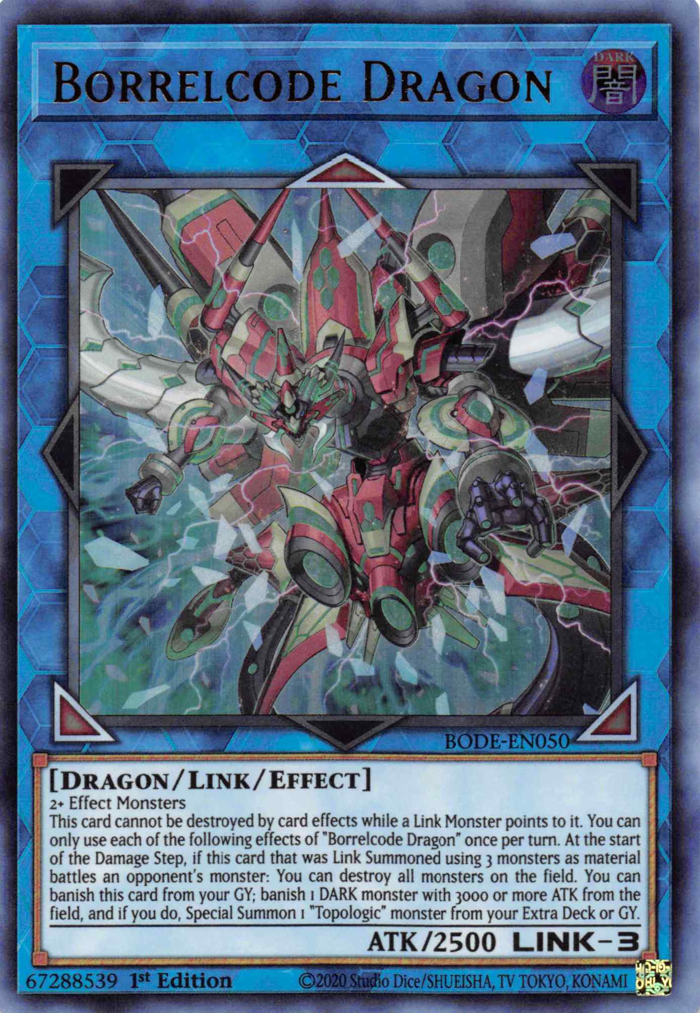 Borrelcode Dragon [BODE-EN050] Ultra Rare | Good Games Morley