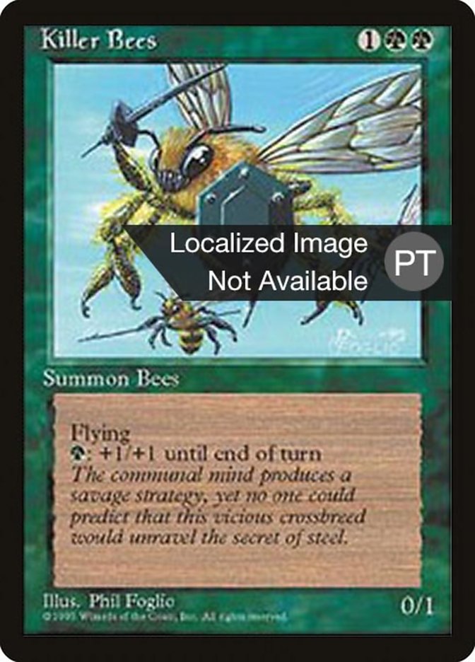 Killer Bees [Fourth Edition (Foreign Black Border)] | Good Games Morley
