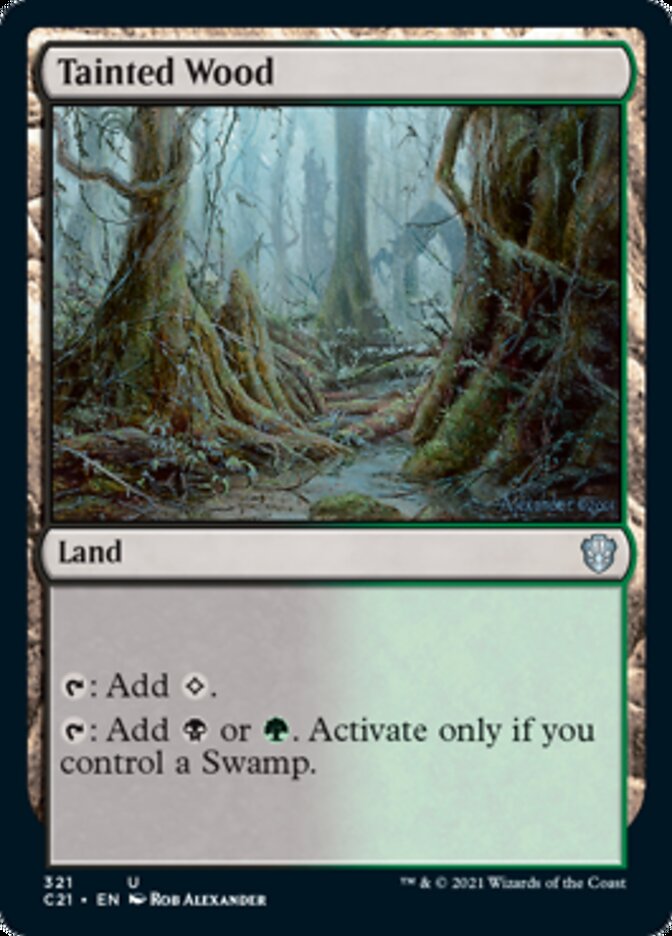 Tainted Wood [Commander 2021] | Good Games Morley