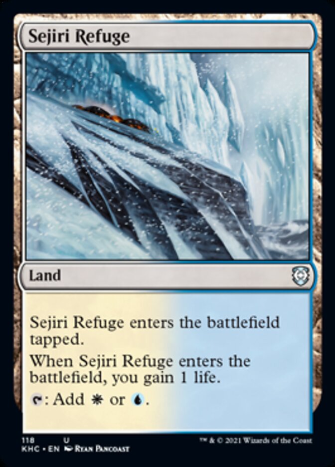 Sejiri Refuge [Kaldheim Commander] | Good Games Morley