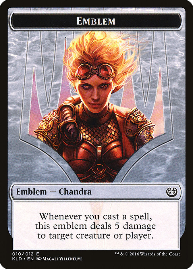 Chandra, Torch of Defiance Emblem [Kaladesh Tokens] | Good Games Morley