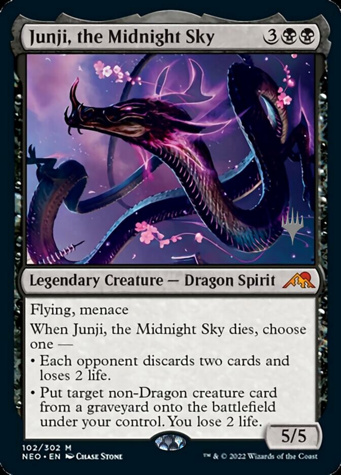 Junji, the Midnight Sky (Promo Pack) [Kamigawa: Neon Dynasty Promos] | Good Games Morley