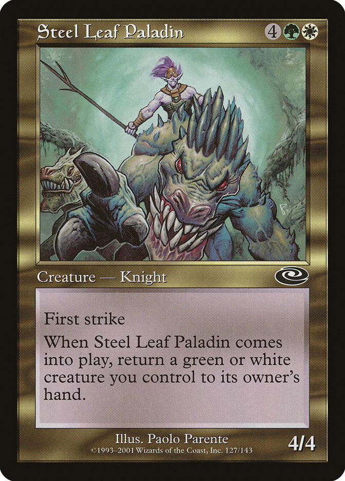 Steel Leaf Paladin [Planeshift] | Good Games Morley