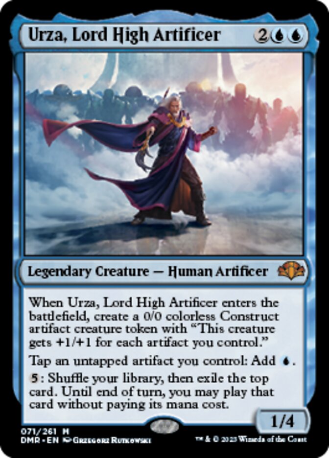 Urza, Lord High Artificer [Dominaria Remastered] | Good Games Morley