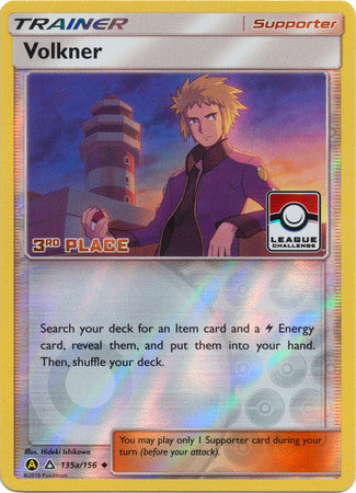 Volkner (135a/156) (League Challenge 3rd Place) [Sun & Moon: Ultra Prism] | Good Games Morley