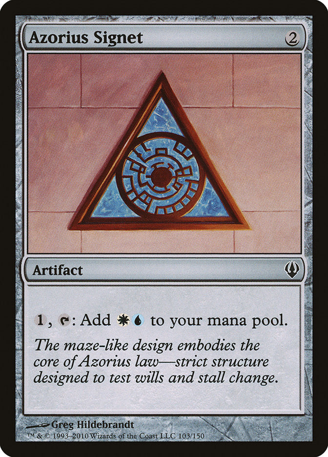 Azorius Signet [Archenemy] | Good Games Morley