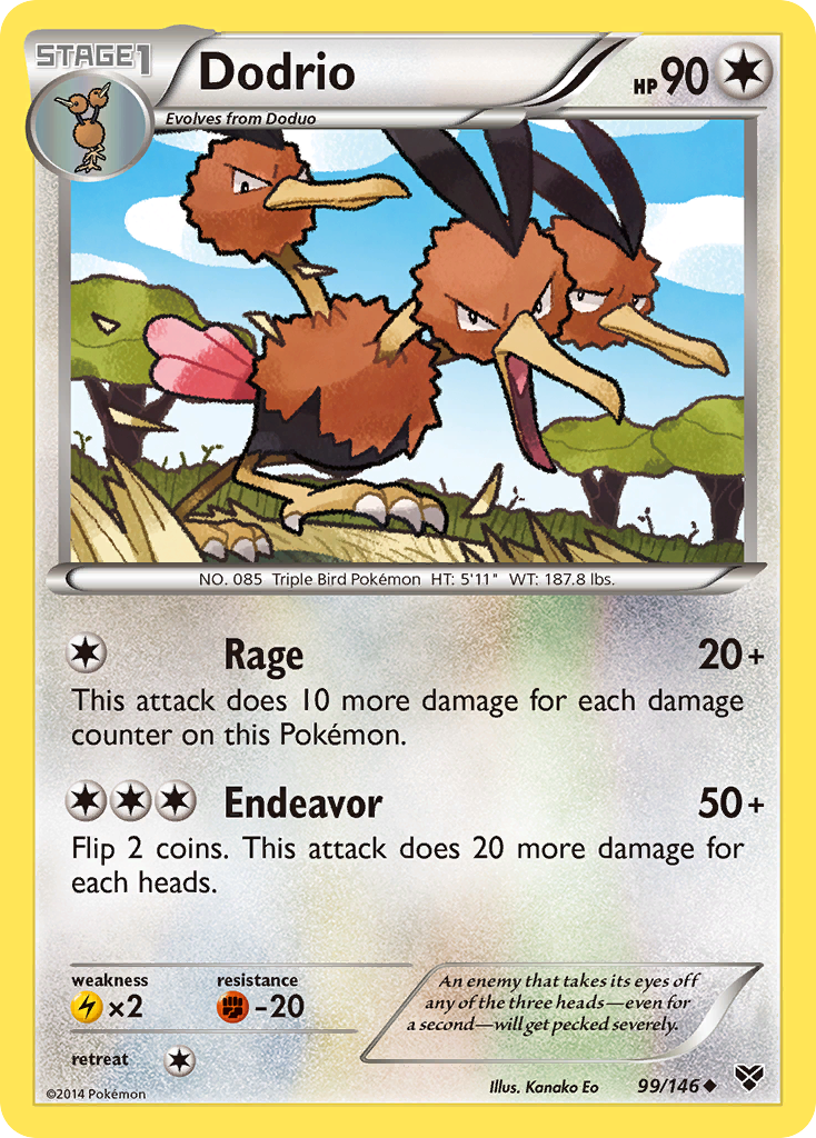 Dodrio (99/146) [XY: Base Set] | Good Games Morley