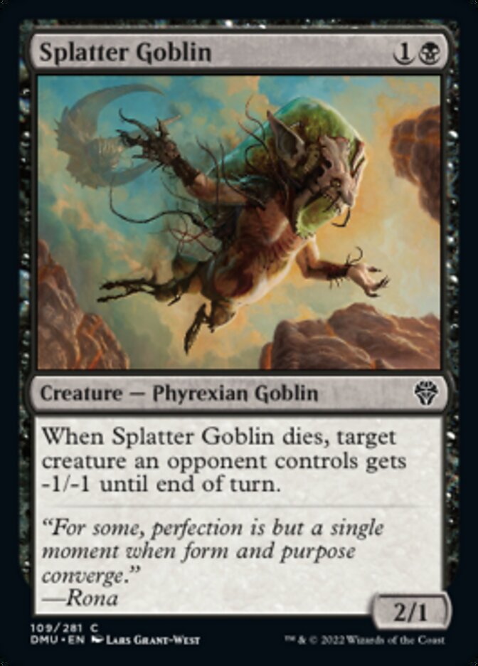 Splatter Goblin [Dominaria United] | Good Games Morley