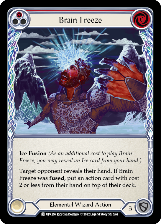 Brain Freeze (Red) [UPR116] (Uprising)  Rainbow Foil | Good Games Morley