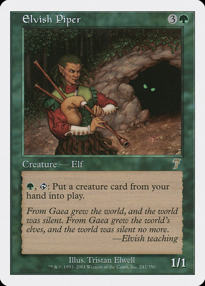 Elvish Piper [Seventh Edition] | Good Games Morley