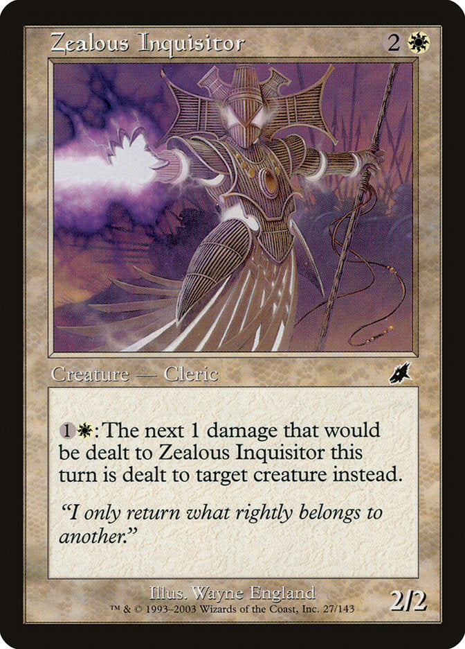 Zealous Inquisitor [Scourge] | Good Games Morley