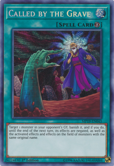 Called by the Grave [MP19-EN043] Prismatic Secret Rare | Good Games Morley