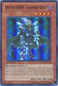 Destiny HERO - Diamond Dude [LCGX-EN124] Super Rare | Good Games Morley