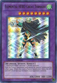 Elemental HERO Great Tornado [LC02-EN010] Ultra Rare | Good Games Morley