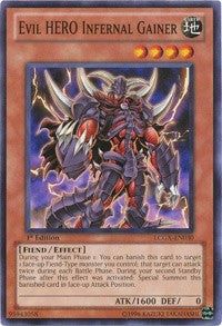 Evil HERO Infernal Gainer [LCGX-EN030] Common | Good Games Morley