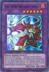 Evil HERO Infernal Sniper [LCGX-EN071] Ultra Rare | Good Games Morley