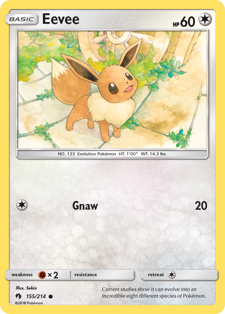 Eevee (155/214) [Sun & Moon: Lost Thunder] | Good Games Morley