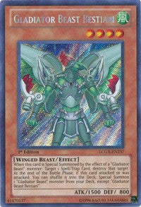 Gladiator Beast Bestiari [LCGX-EN237] Secret Rare | Good Games Morley