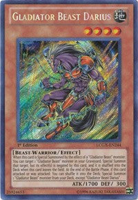 Gladiator Beast Darius [LCGX-EN244] Secret Rare | Good Games Morley