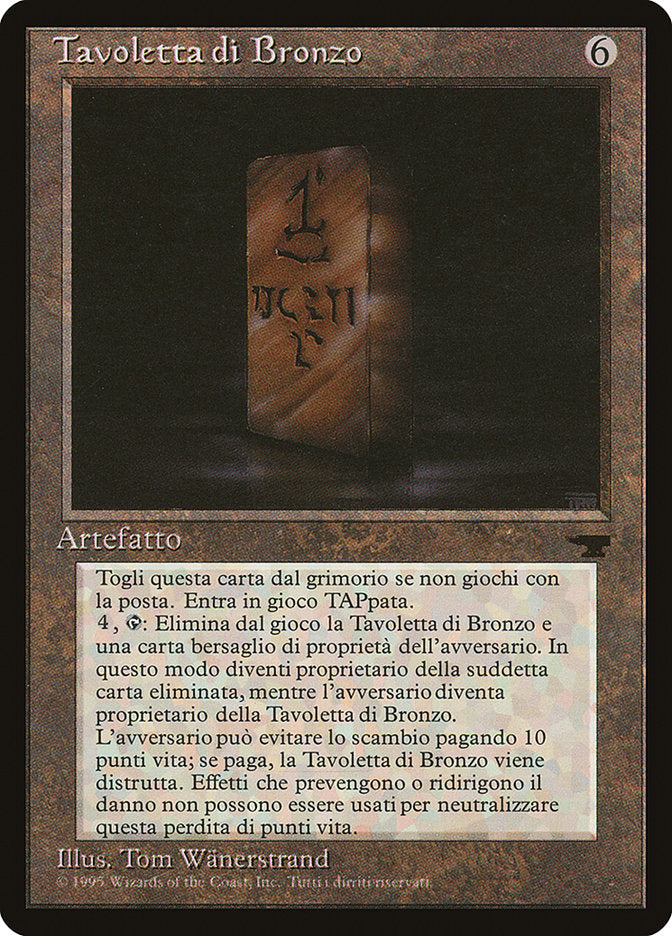 Bronze Tablet (Italian) - "Tavoletta di Bronzo" [Rinascimento] | Good Games Morley