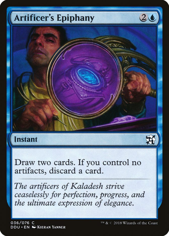 Artificer's Epiphany [Duel Decks: Elves vs. Inventors] | Good Games Morley
