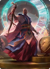 Teferi, Who Slows the Sunset Art Card [Innistrad: Midnight Hunt Art Series] | Good Games Morley