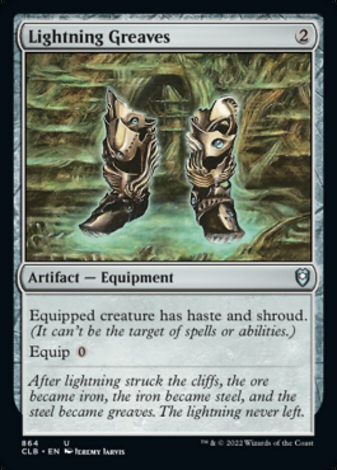 Lightning Greaves [Commander Legends: Battle for Baldur's Gate] | Good Games Morley