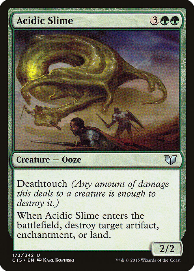 Acidic Slime [Commander 2015] | Good Games Morley