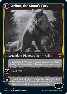 Arlinn, the Pack's Hope // Arlinn, the Moon's Fury [Innistrad: Double Feature] | Good Games Morley