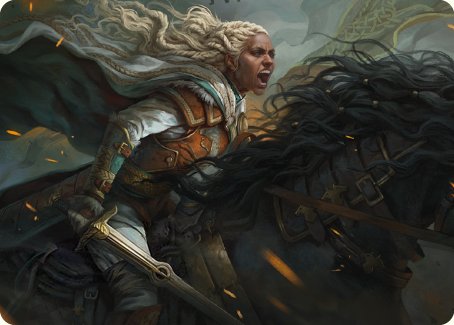 Eowyn, Fearless Knight Art Card [The Lord of the Rings: Tales of Middle-earth Art Series] | Good Games Morley