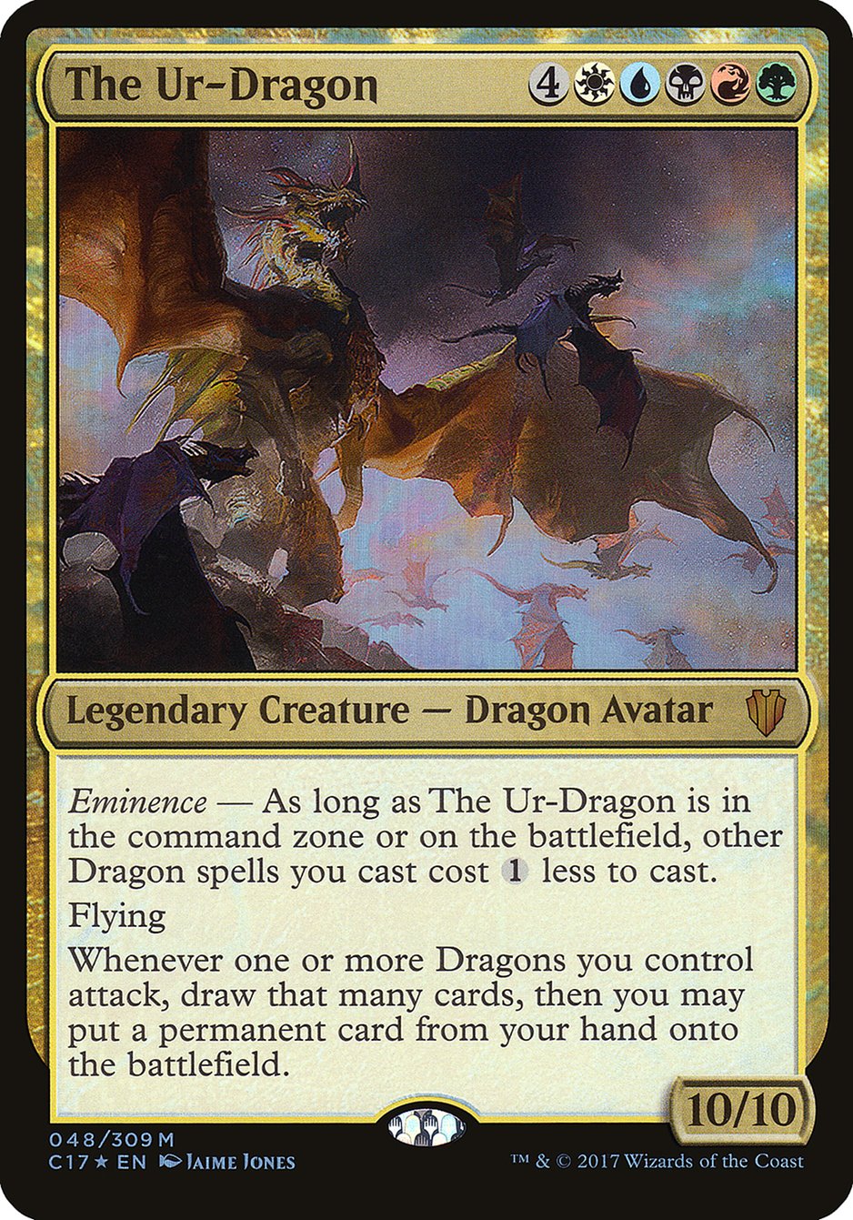 The Ur-Dragon (Oversized) [Commander 2017 Oversized] | Good Games Morley