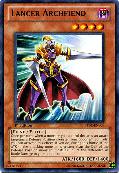 Lancer Archfiend [STBL-EN009] Rare | Good Games Morley