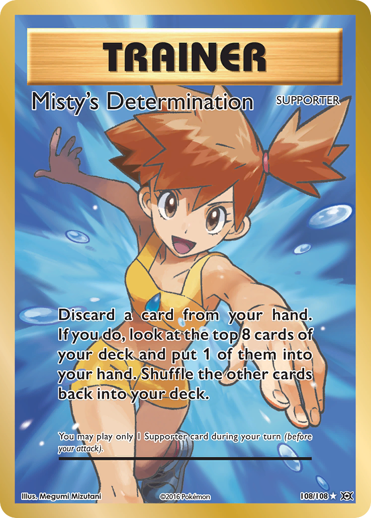Misty's Determination (108/108) [XY: Evolutions] | Good Games Morley