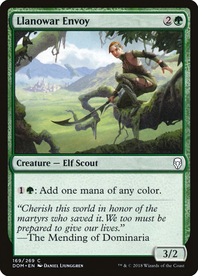 Llanowar Envoy [Dominaria] | Good Games Morley