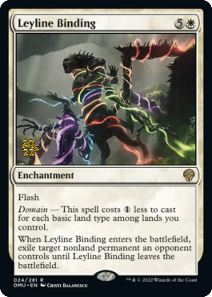 Leyline Binding [Dominaria United Prerelease Promos] | Good Games Morley