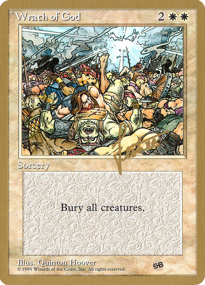 Wrath of God (Bertrand Lestree) (SB) [Pro Tour Collector Set] | Good Games Morley