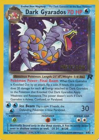 Dark Gyarados (8/82) (Prerelease Promo) [Team Rocket Unlimited] | Good Games Morley