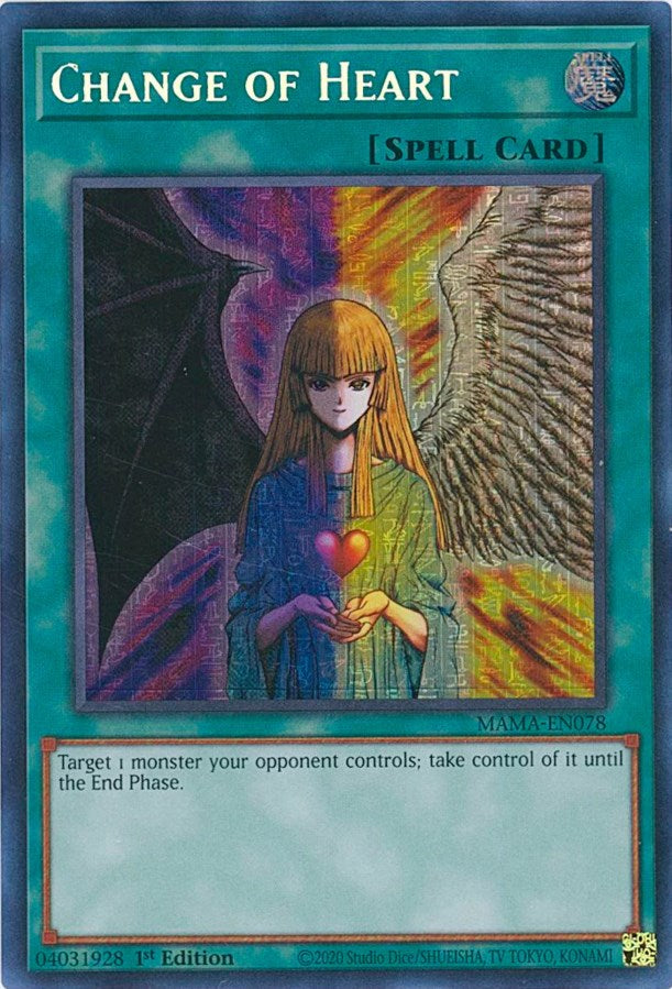 Change of Heart [MAMA-EN078] Secret Pharaoh's Rare | Good Games Morley