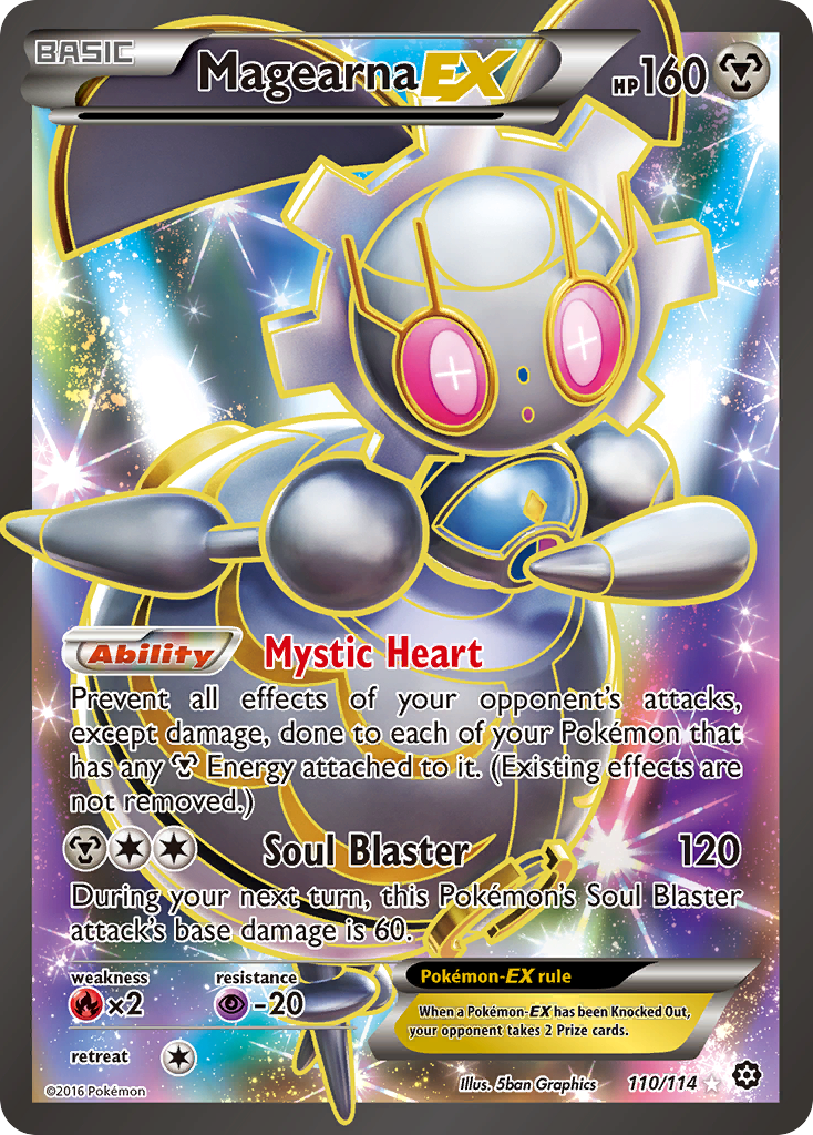 Magearna EX (110/114) [XY: Steam Siege] | Good Games Morley