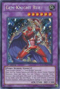 Gem-Knight Ruby [HA05-EN019] Secret Rare | Good Games Morley