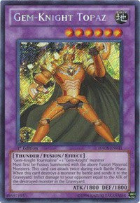 Gem-Knight Topaz [HA05-EN021] Secret Rare | Good Games Morley