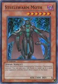 Steelswarm Moth [HA05-EN048] Super Rare | Good Games Morley