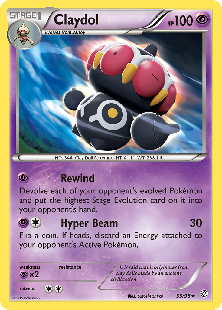 Claydol (33/98) [XY: Ancient Origins] | Good Games Morley