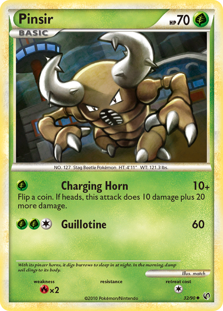 Pinsir (32/90) [HeartGold & SoulSilver: Undaunted] | Good Games Morley