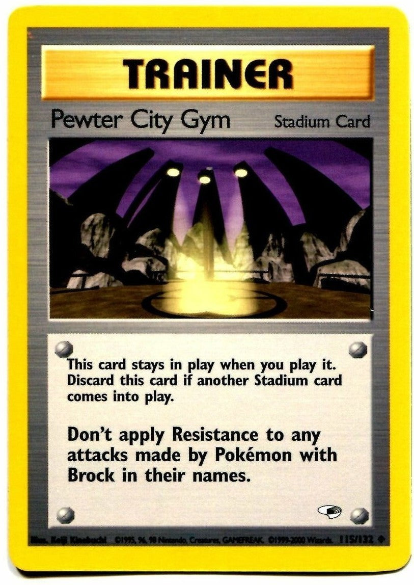 Pewter City Gym (115/132) [Gym Heroes Unlimited] | Good Games Morley