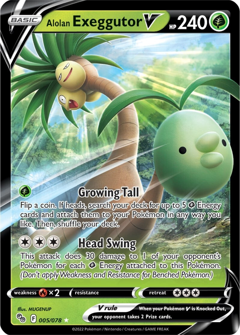 Alolan Exeggutor V (005/078) [Pokémon GO] | Good Games Morley