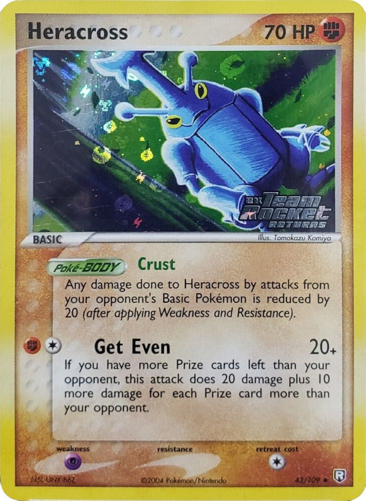 Heracross (43/109) (Stamped) [EX: Team Rocket Returns] | Good Games Morley